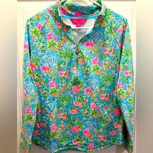 Worn only once! Pristine! Lilly Pulitzer X Disney Skipper Popover Size L